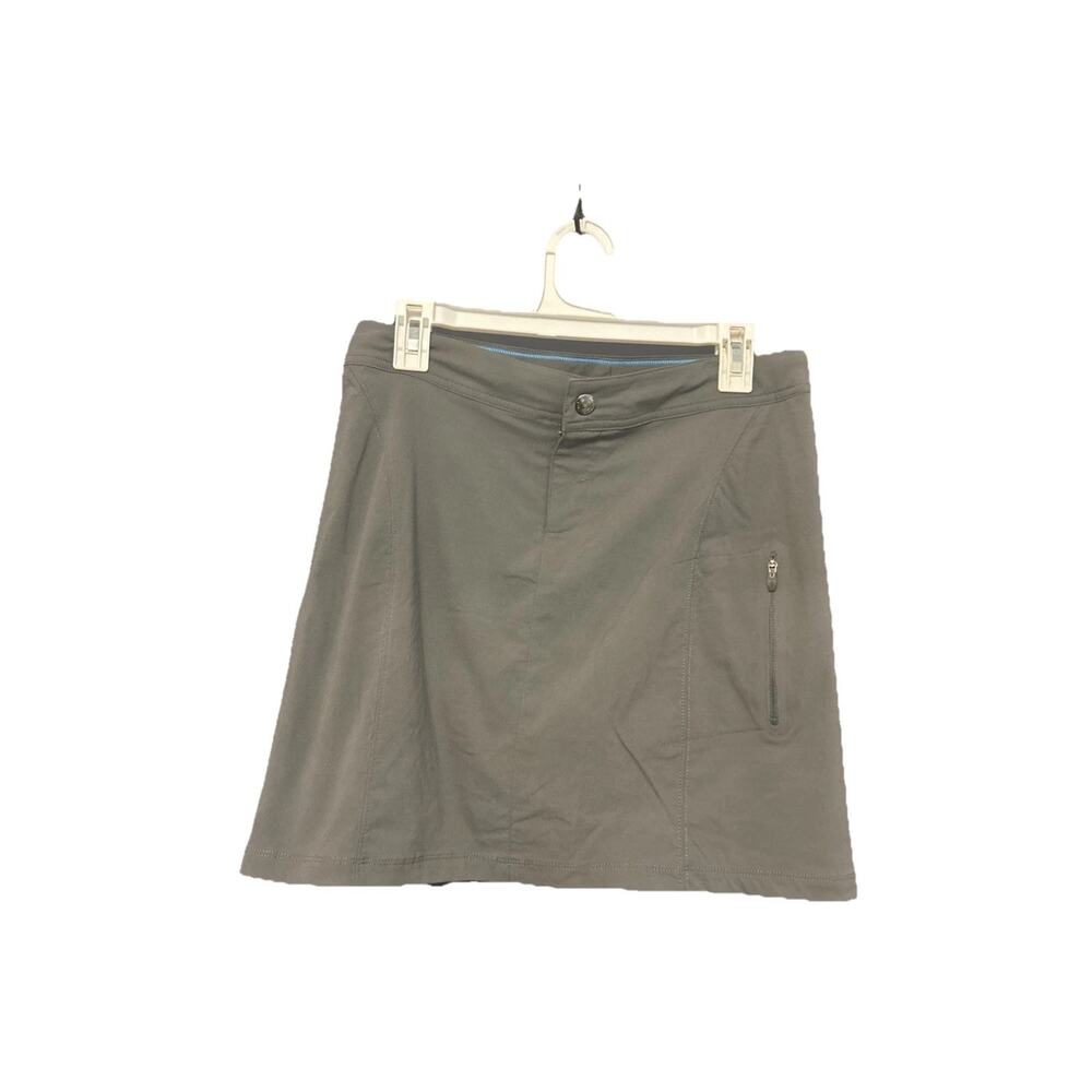 Columbia Olive Green Omni-Shield Skirt Size 8 With Shorts With Zipper Pocket